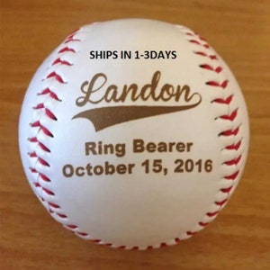 Wedding Gift, Ring Bearer Gift, Groomsmen Gift, Wedding Party Gift, Baseball Wedding, Gift for Groom, Wedding Gift Ideals, Best Man Gift image 7