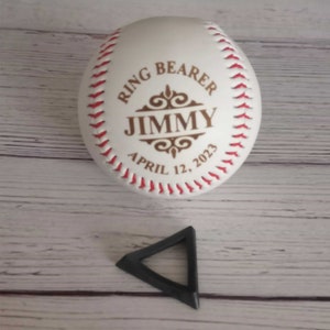 Wedding Gift, Ring Bearer Gift, Groomsmen Gift, Wedding Party Gift, Baseball Wedding, Gift for Groom, Wedding Gift Ideals, Best Man Gift image 4