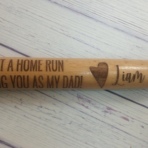Vatertag Baseballschläger personalisiertes Geschenk Geschenk für Papa Vatertagsgeschenk Papa Weihnachtsgeschenk Papa