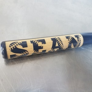 Personalized Bat, Mini Baseball Bat, Ring Bearer Gift, Coach Gift, Groomsmen Gift, Custom Engraved, Baseball Bats, Gift for Him, Boys Gift image 6