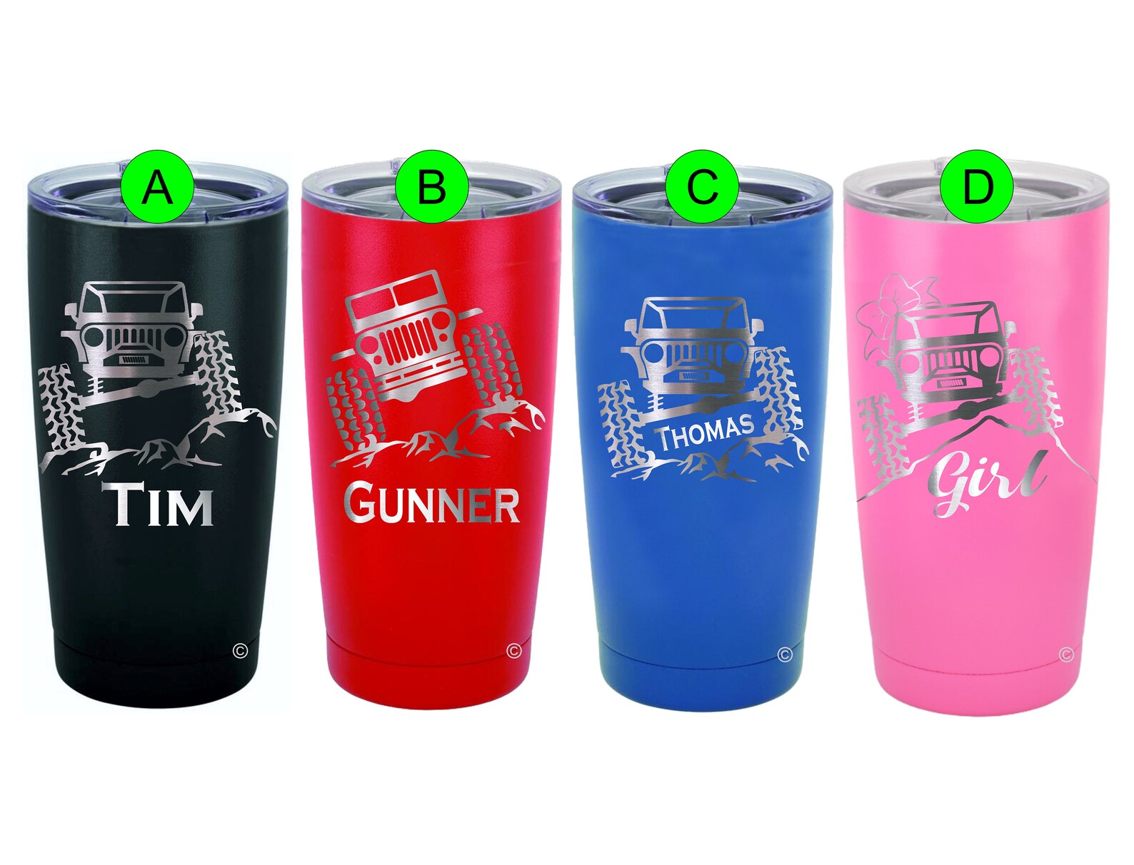 Personalized Jeep Tumbler 4x4 Offroader OffRoading Jeep Etsy