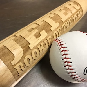 34&quot; Full Size Bat, Baseball Team Gift, Personalized Bat, Little League Gift, Custom Engraved, Baseball Bats, Gift for Him, Boys Baseball