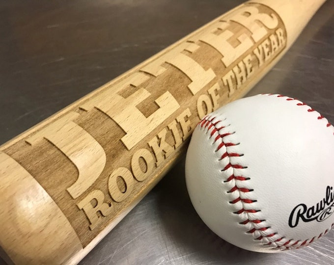 Personalized Mini 18 Wood Baseball Bats With Laser Etsy
