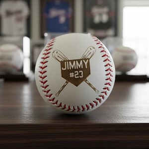 Personalized Engraved Baseball, Team Gift, League Ball