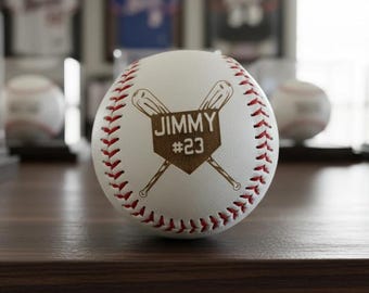 Gepersonaliseerde gegraveerde honkbal, teamcadeau, competitiebal