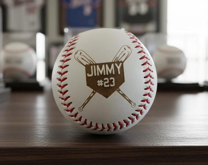 Personalized Engraved Baseball, Team Gift, League Ball