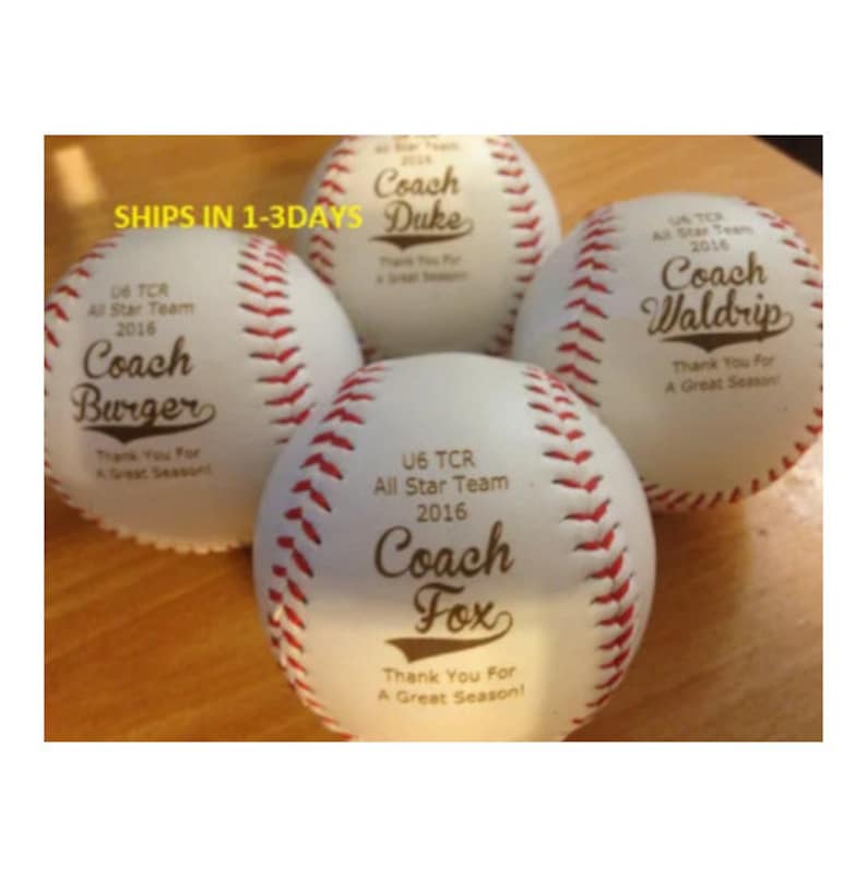 Personalized Baseballs, Team Balls, League Balls, T-Ball, Tee Ball, Little league, Personalized, Team Balls, League Balls image 1