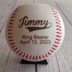 Wedding Gift, Ring Bearer Gift, Groomsmen Gift, Wedding Party Gift, Baseball Wedding, Gift for Groom, Wedding Gift Ideals, Best Man Gift image 3