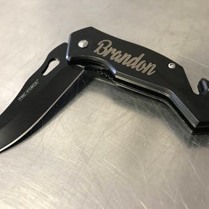 Engraved Knife, Groomsmen Knife, Monogrammed Knife, Custom Knife, Best Man, Personalized Knife, Groomsmen Gift Ideas, Gift for Him