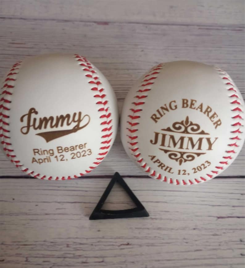 Wedding Gift, Ring Bearer Gift, Groomsmen Gift, Wedding Party Gift, Baseball Wedding, Gift for Groom, Wedding Gift Ideals, Best Man Gift image 1