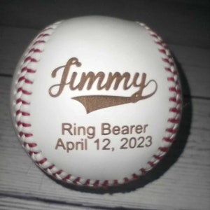 Wedding Gift, Ring Bearer Gift, Groomsmen Gift, Wedding Party Gift, Baseball Wedding, Gift for Groom, Wedding Gift Ideals, Best Man Gift image 9