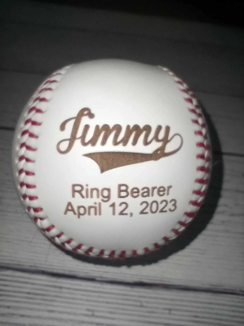 Wedding Gift, Ring Bearer Gift, Groomsmen Gift, Wedding Party Gift, Baseball Wedding, Gift for Groom, Wedding Gift Ideals, Best Man Gift image 9