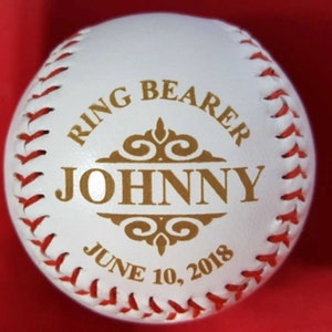 Wedding Gift, Ring Bearer Gift, Groomsmen Gift, Wedding Party Gift, Baseball Wedding, Gift for Groom, Wedding Gift Ideals, Best Man Gift image 6