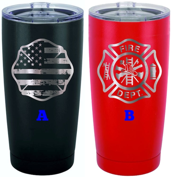 Fire Fighter Tumbler, Fire Department Tumbler, Fire Fighter Gift, Maltese Gift, Maltese Cross, Fire Dept, Fire Rescue Gift, Maltese gift