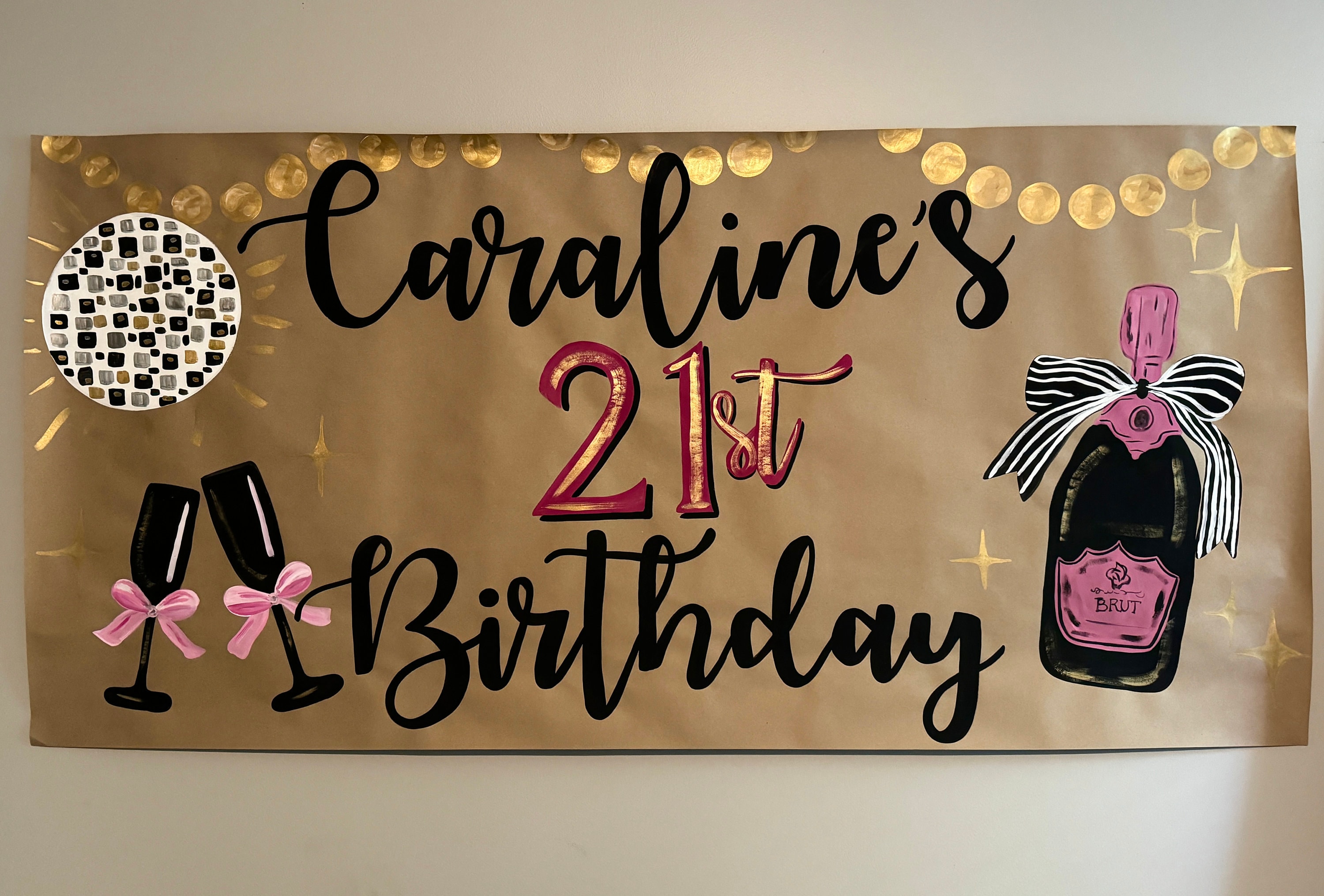 21st Birthday Banner 21st Birthday Banner