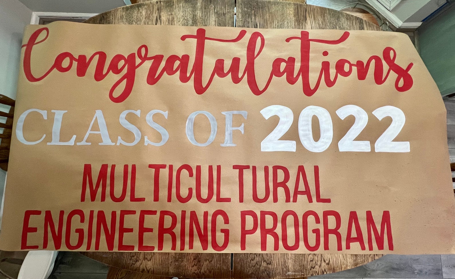 Custom Hand Painted Kraft Paper Banner Paper Banner Party Etsy