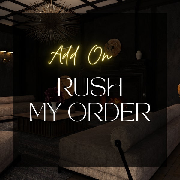 Rush my order