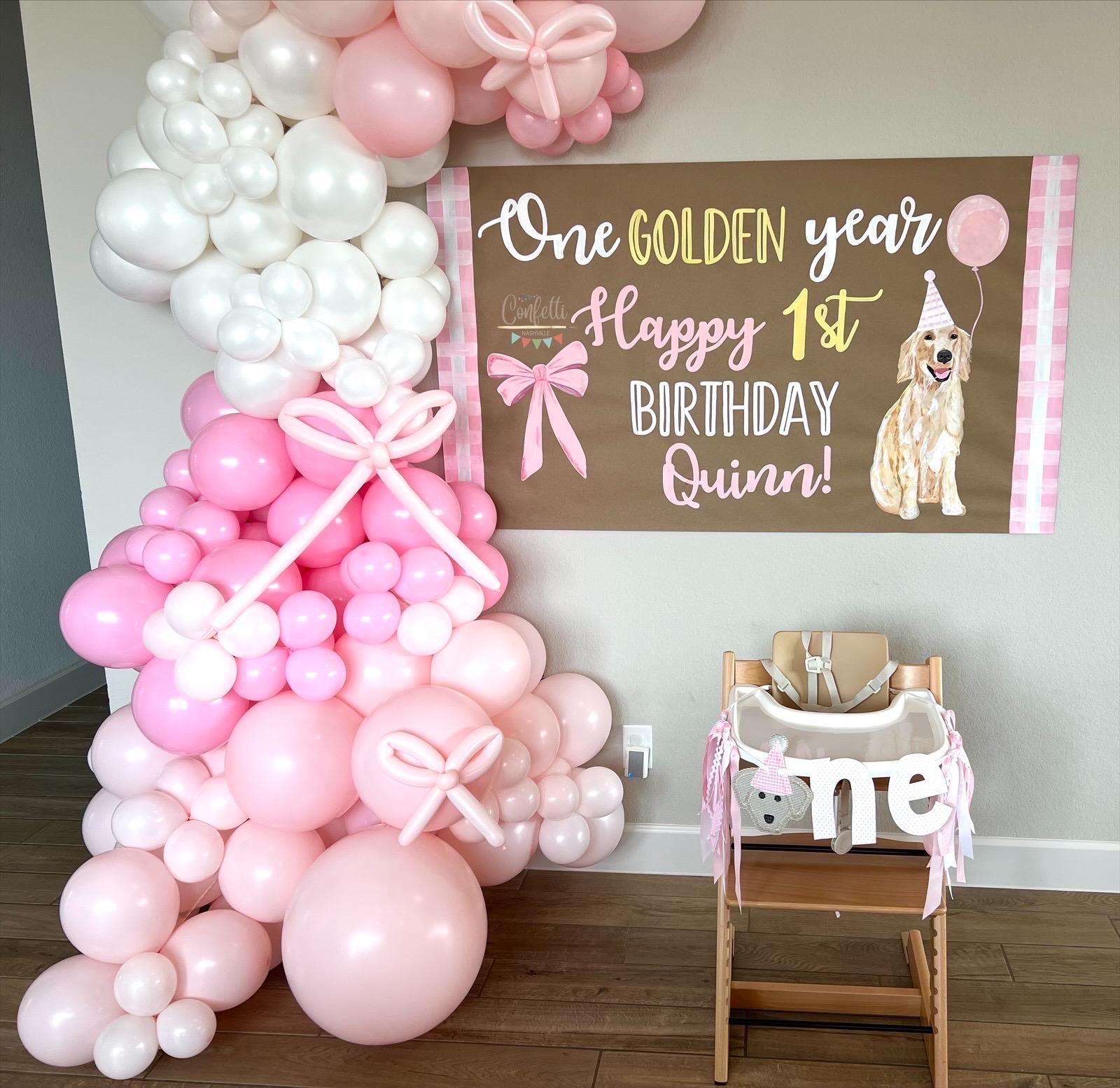 "I Am One Mother Puppers" Glitter Banner – First Birthday Decor For Dog Parties - View #11