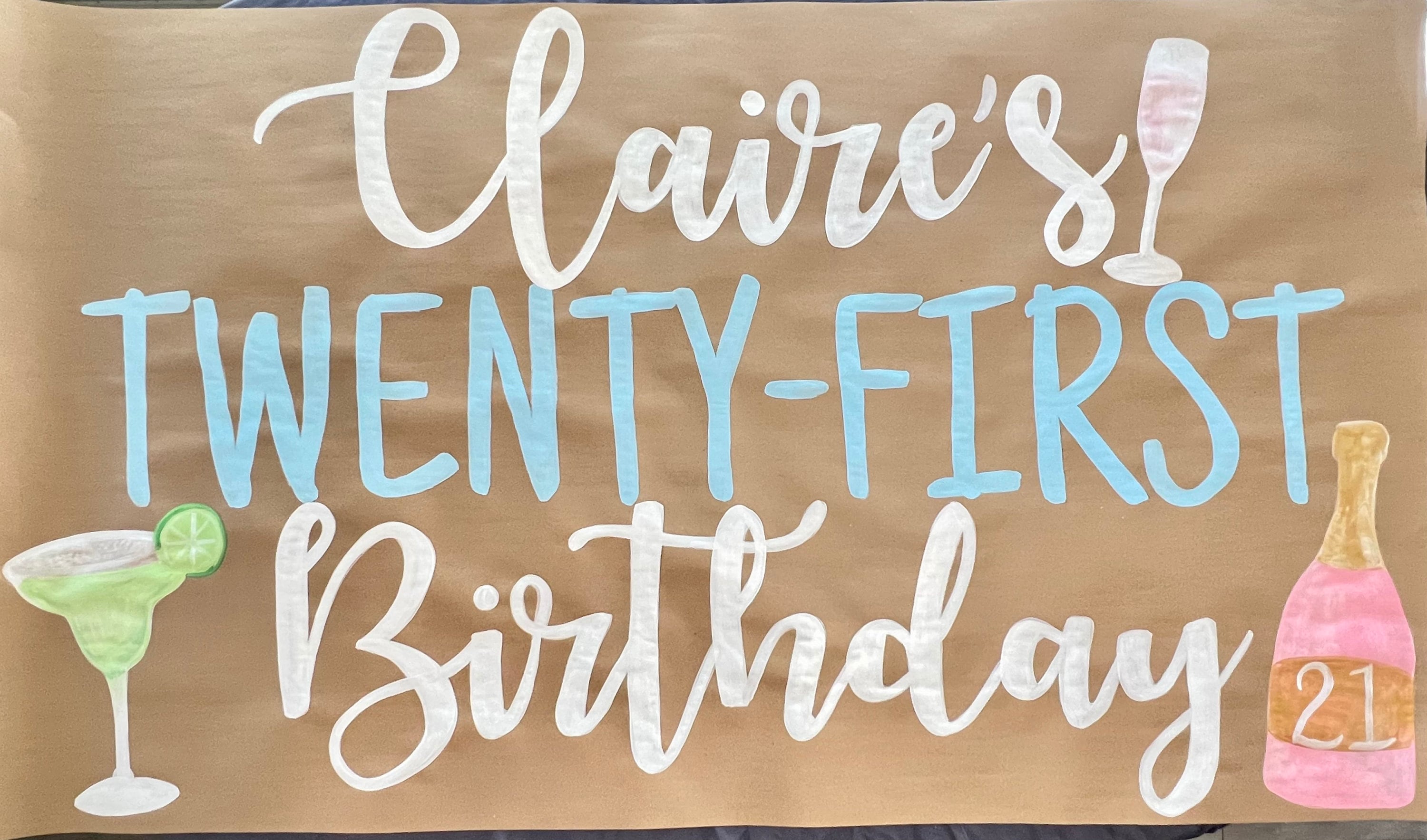 21st Birthday Banner 21st Birthday Banner