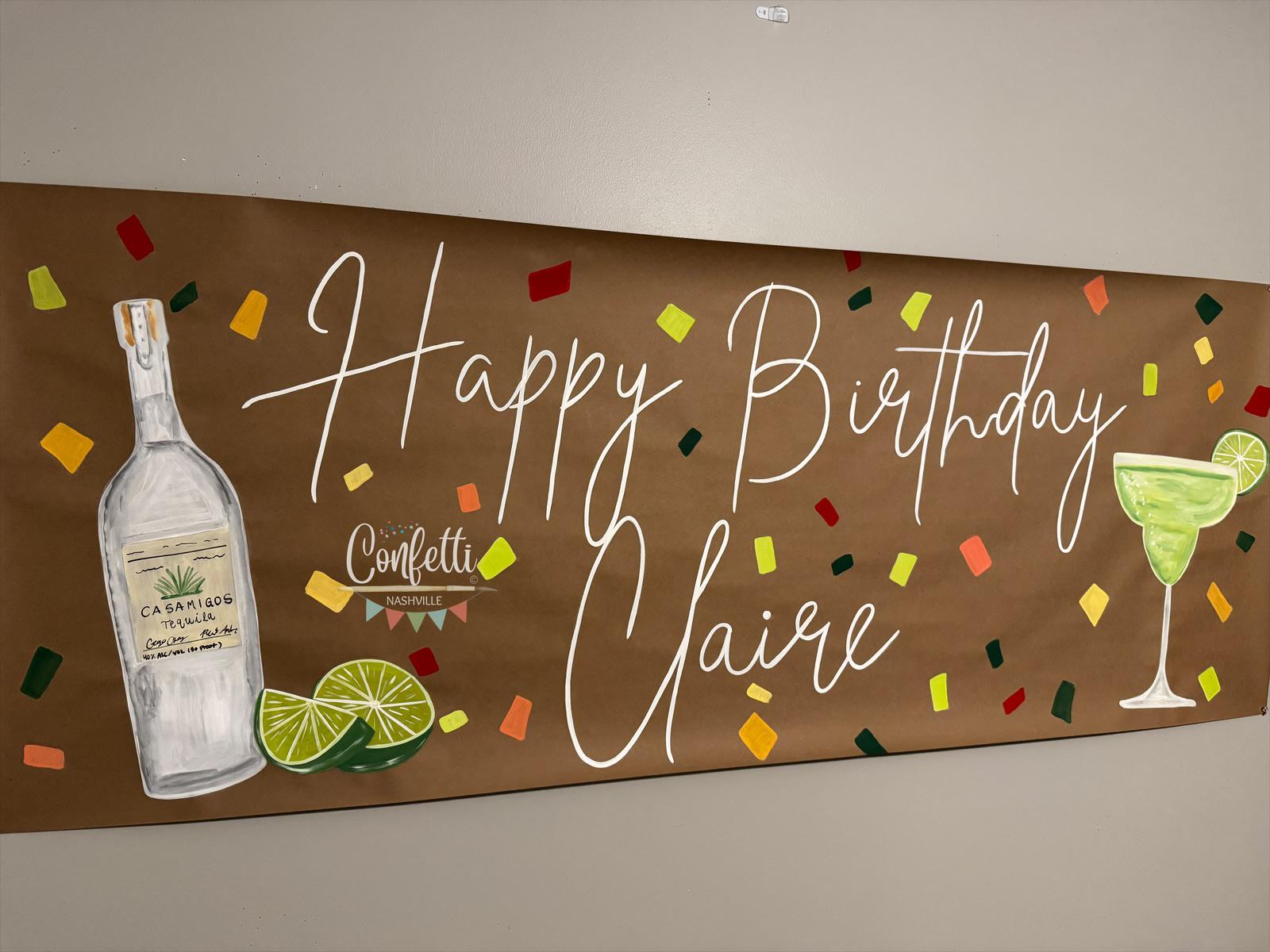 21st Birthday Hand Painted Custom Banner, Twenty First Sign - Etsy