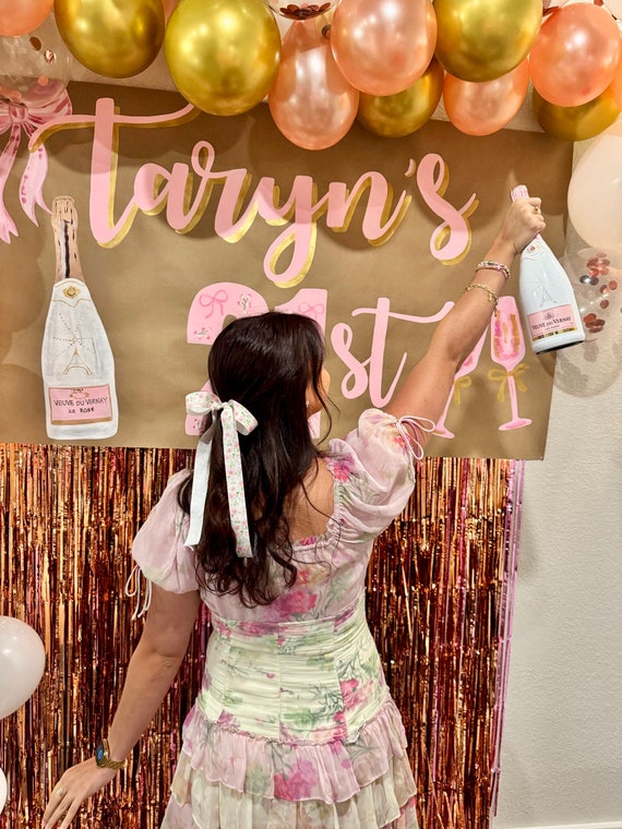 Twenty First Birthday Painted Banner - Etsy Twenty First Birthday Painted Banner - Etsy