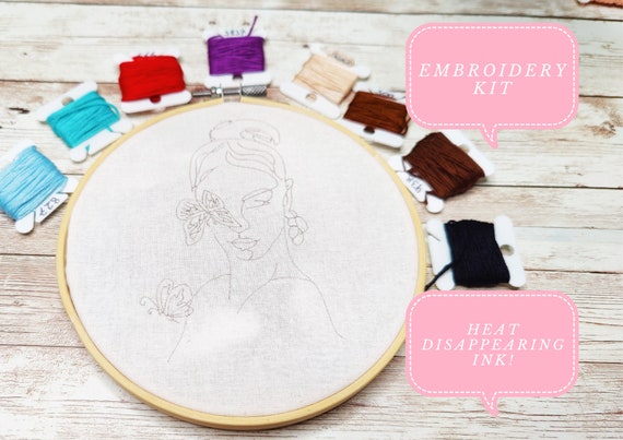 Embroidery Kit for Beginners, Pre Printed Embroidery Kit for