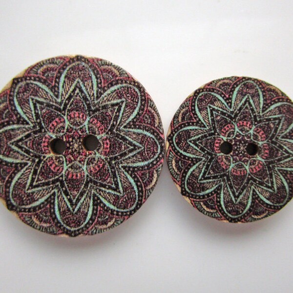 Wood Buttons - Etsy