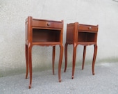 Pair of french Louis XV style side tables nightstands