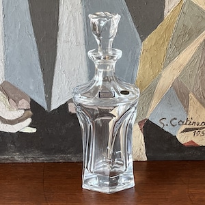 Old Water or wine carafe 60s / 70s in Bohemian crystal