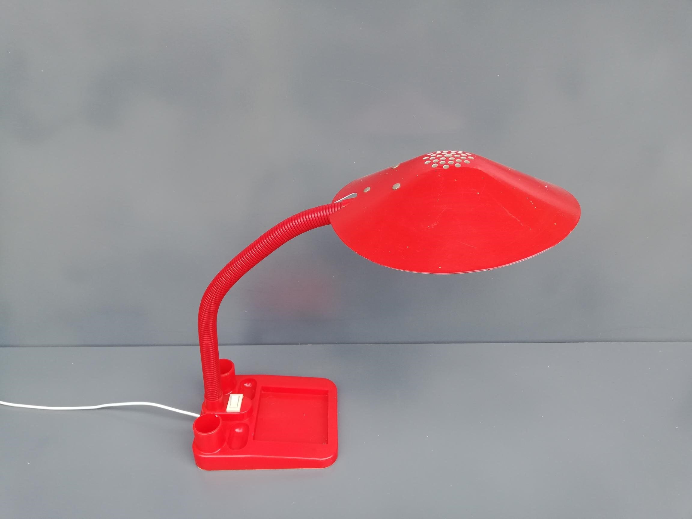 Lampe de Bureau Française Aluminor Années 80