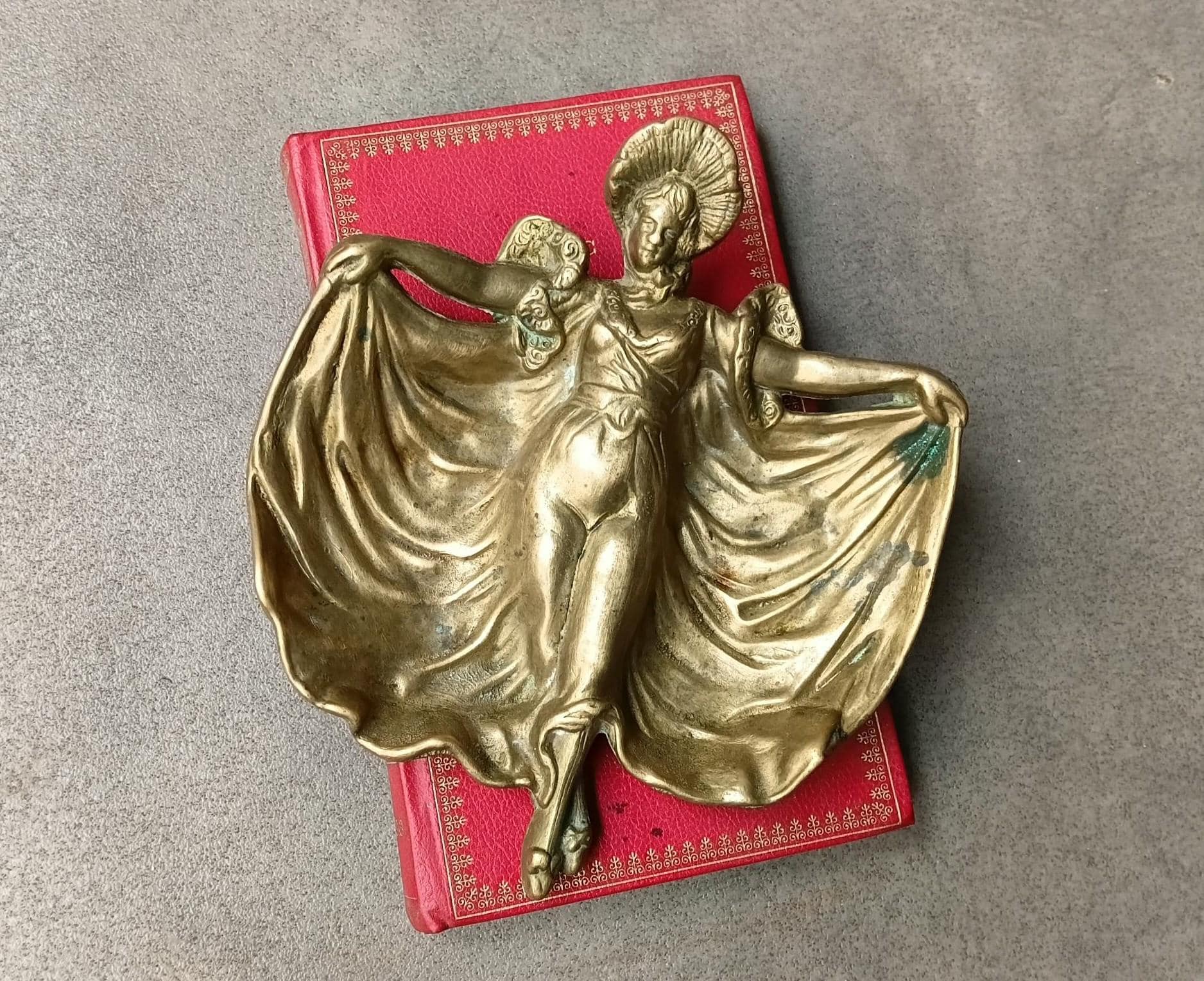 Art nouveau bronze tray - Etsy 日本