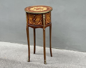 French Louis XVI style side table nightstand