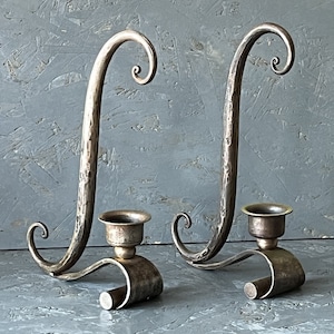 Pair of french 1930 candlesticks by Charles Piguet