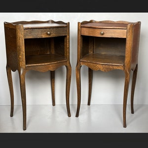 Pair of french Louis XV style side tables nightstands