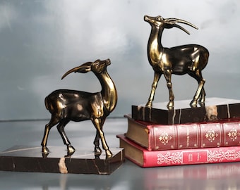 Para podpórek do książek w stylu art déco