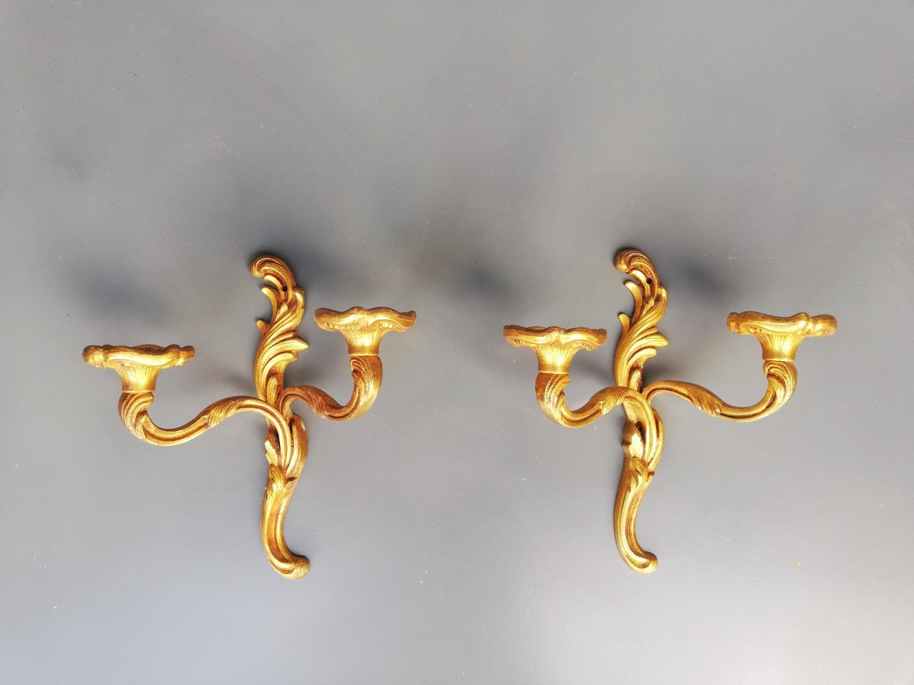 Paire d'appliques de Style Louis Xv