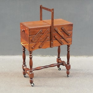 Antique french  sewing box