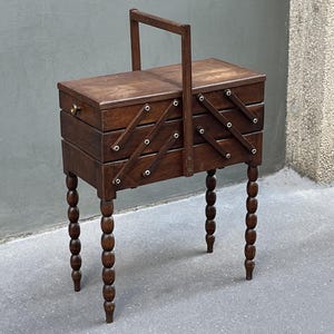 Antique french  sewing box