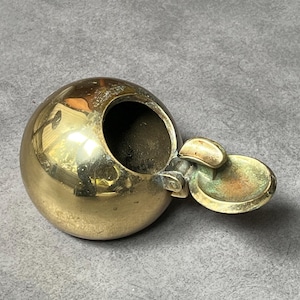 Rare mid-century french gilt bronze ashtray