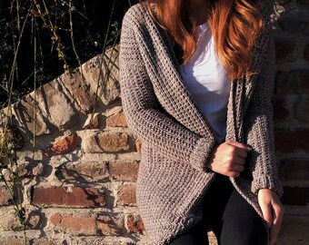 Knit cardigan Long cardigan Oversized cardigan Hand knit sweater