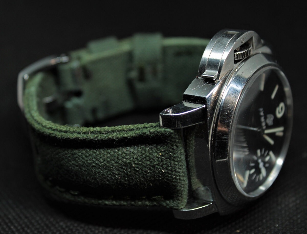 panerai canvas strap