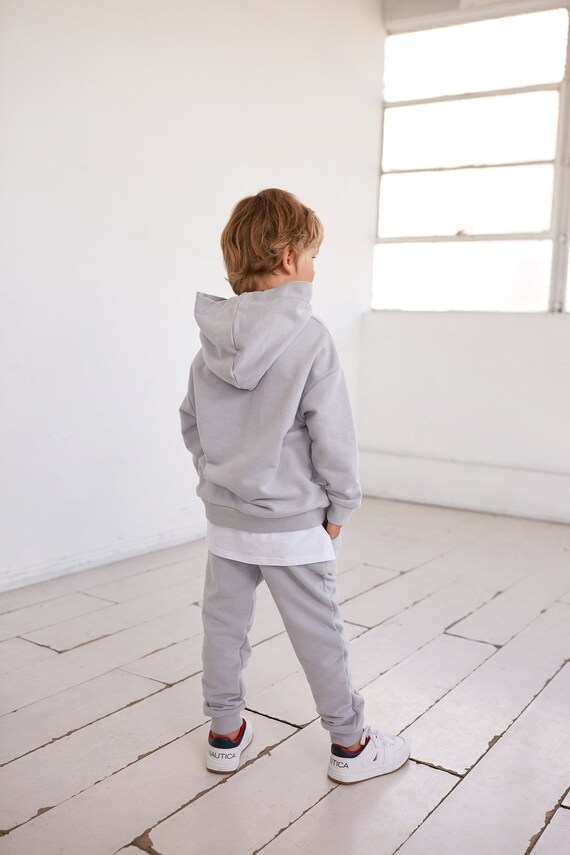 Gray joggers shop boys