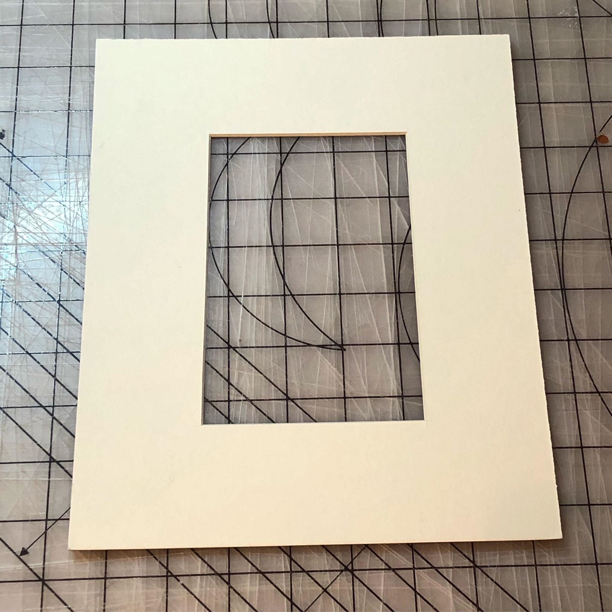 4x6 Window in a 8x10 ARCHIVAL Mat for 8x10 Frame Perfect for Family