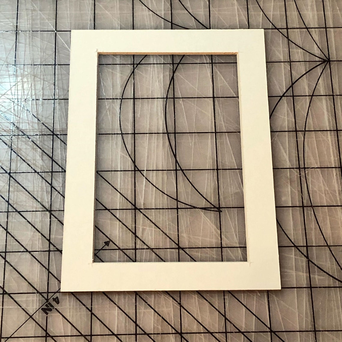 5x7 Custom Cut ARCHIVAL Mat for 5x7 Frame Perfect for Family Photos ...