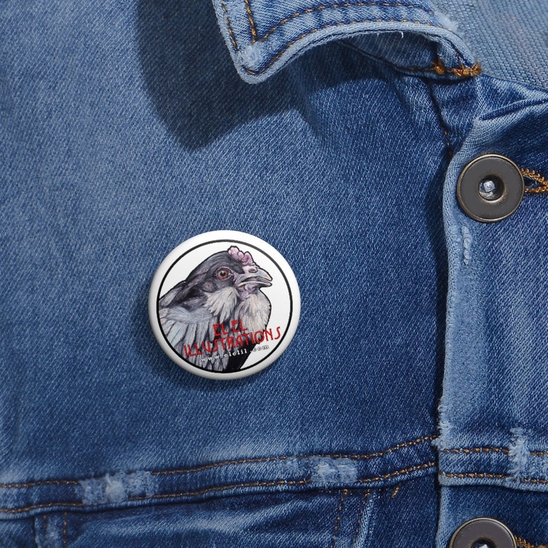 Fathead the Chicken Button