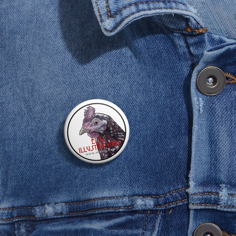 Babs the Chicken Button