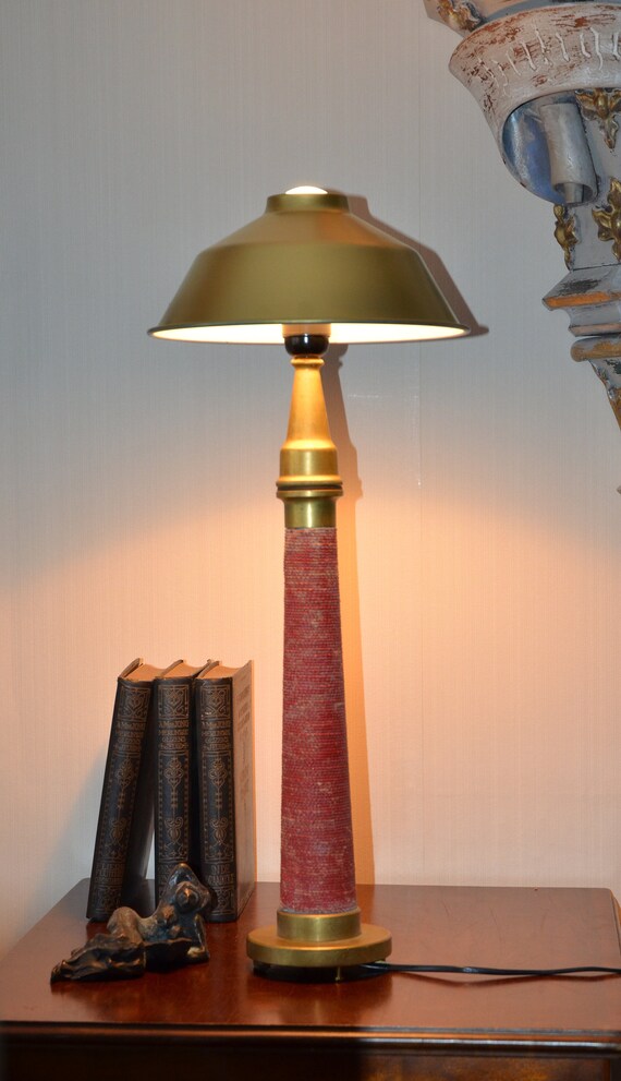 Sold Steampunk Fire Hose Nozzle Desk Lamp Light