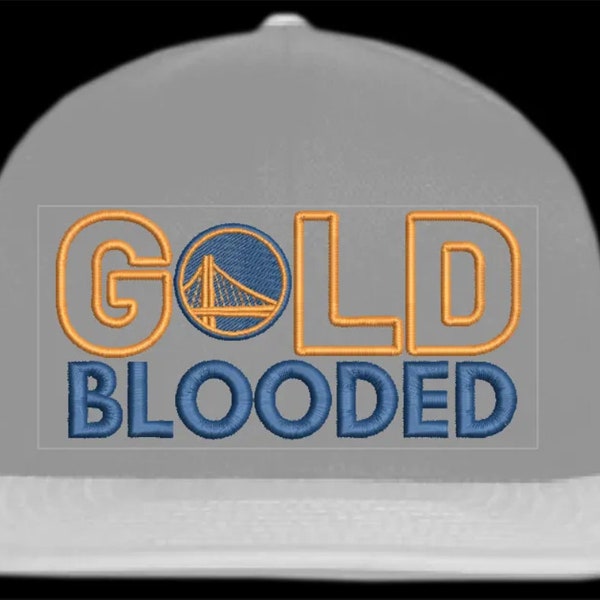 Gold Blooded Warrior Snapback Baseball Cap FREE Shipping