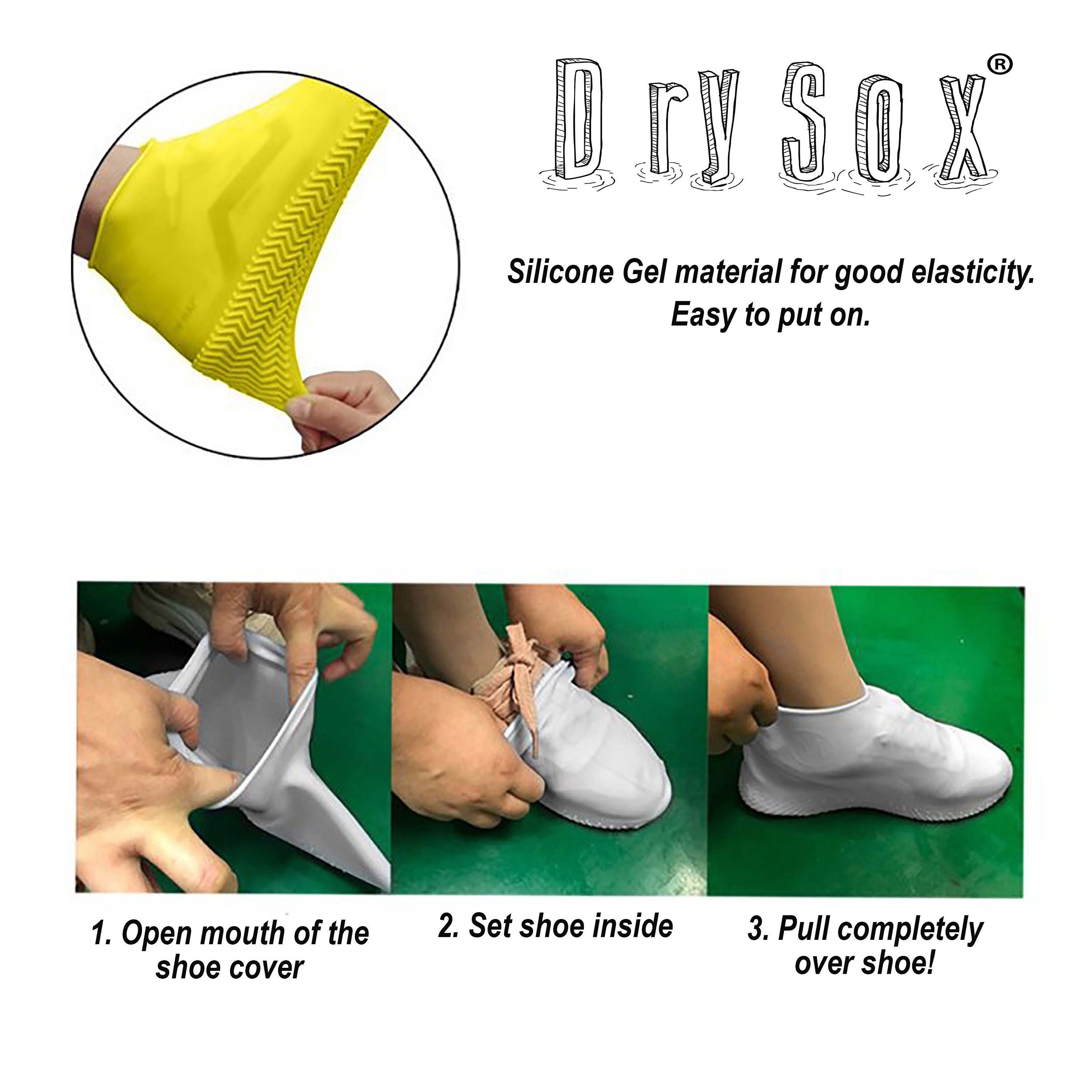 Althee Waterproof Shoe Covers. Non-slip Water Resistant Overshoes Silicone  Rubber Rain Shoe Cover
