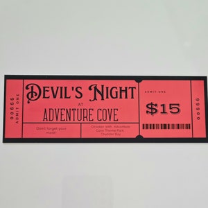 Devil's Night Bookmark